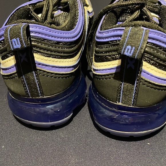 Nike Air Vapormax 97 GS Persian Violet Black  Size 4Y 5.5 Womens BV1153-001 EUC - Picture 6 of 9